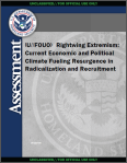 FBI & DHS report on rightwing extrmeism and domestic terrorists